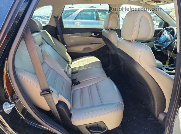 5XYPHDA56GG001828 2016 KIA SORENTO Black Вид задніх сидінь