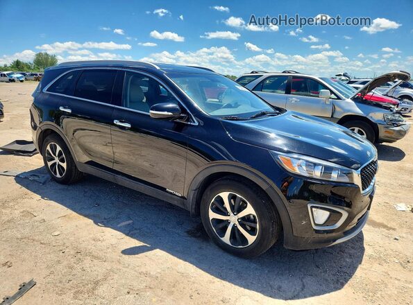 5XYPHDA56GG001828 2016 KIA SORENTO Black Передня права чверть