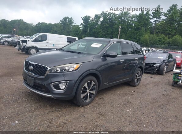 5XYPHDA56GG084533 2016 KIA SORENTO Gray Передня ліва чверть