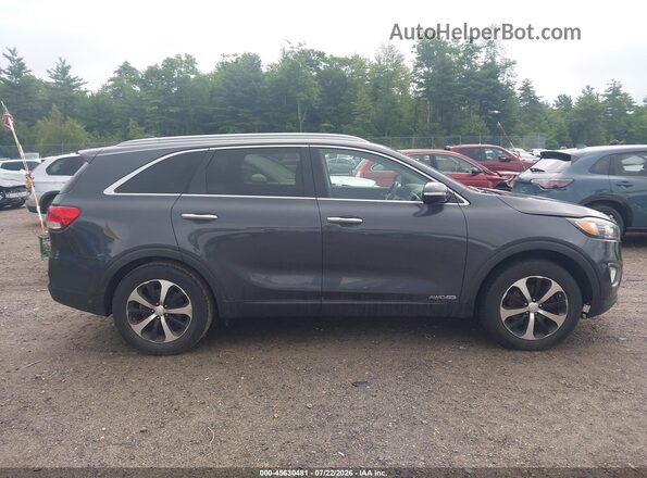 5XYPHDA56GG084533 2016 KIA SORENTO Gray Вид задньої частини салону