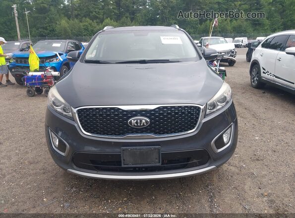 5XYPHDA56GG084533 2016 KIA SORENTO Gray Вид щитка приладів