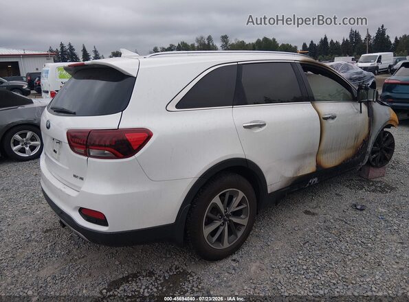 5XYPHDA56KG477330 2019 KIA SORENTO White Tył prawy