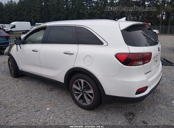 5XYPHDA56KG477330 2019 KIA SORENTO White Tył lewy