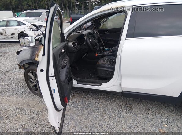 5XYPHDA56KG477330 2019 KIA SORENTO White Widok wnętrza z przodu