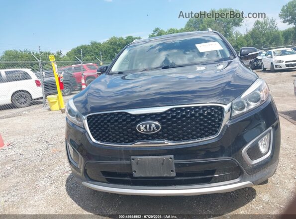 5XYPHDA57GG004690 2016 KIA SORENTO Black Սարքավորումների վահանակի տեսք