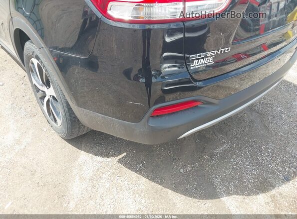 5XYPHDA57GG004690 2016 KIA SORENTO Black Դիմացի տեսք