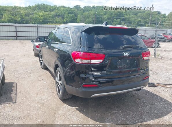 5XYPHDA57GG004690 2016 KIA SORENTO Black Հետևի ձախ