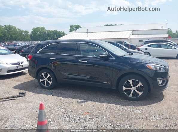 5XYPHDA57GG004690 2016 KIA SORENTO Black Սալոնի հետևի տեսք