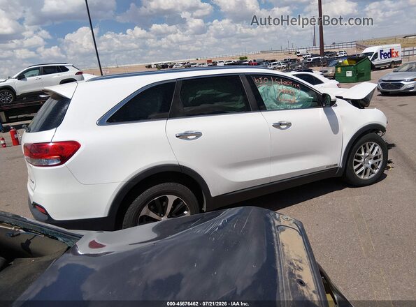 5XYPHDA57GG111559 2016 KIA SORENTO White Tył prawy