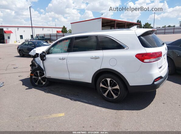5XYPHDA57GG111559 2016 KIA SORENTO White Widok wnętrza z tyłu