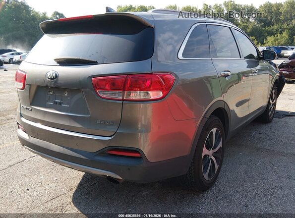 5XYPHDA57JG377820 2018 KIA SORENTO Серебряный Задняя правая четверть