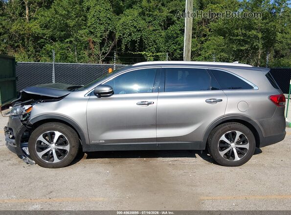5XYPHDA57JG377820 2018 KIA SORENTO Серебряный Панорамный вид салона 360°