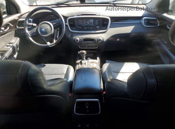 5XYPHDA58GG133683 2016 KIA SORENTO Black Вид панелі приладів
