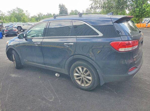 5XYPHDA58GG133683 2016 KIA SORENTO Black Задня ліва чверть