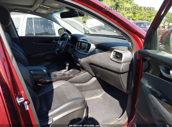 5XYPHDA58KG593418 2019 KIA SORENTO Red Սալոնի դիմացի տեսք