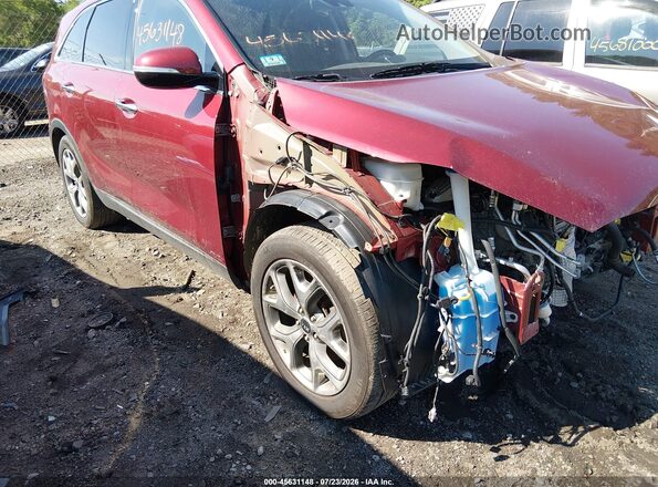 5XYPHDA58KG593418 2019 KIA SORENTO Red Դիմացի տեսք