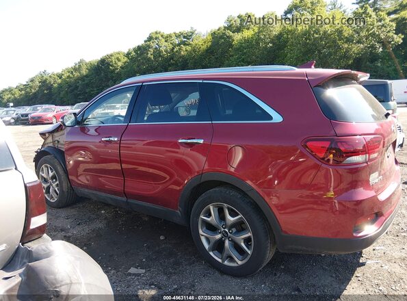 5XYPHDA58KG593418 2019 KIA SORENTO Red 