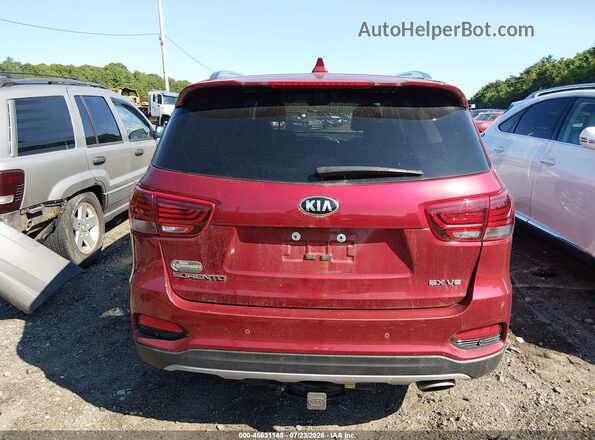 5XYPHDA58KG593418 2019 KIA SORENTO Red 