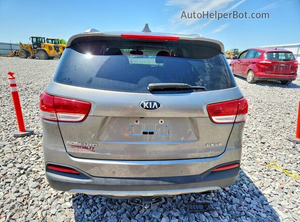 5XYPHDA59JG402510 2018 KIA SORENTO Gray Rear view
