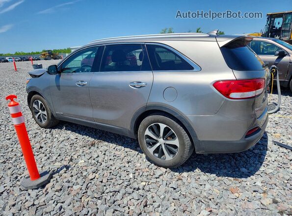 5XYPHDA59JG402510 2018 KIA SORENTO Gray Rear left