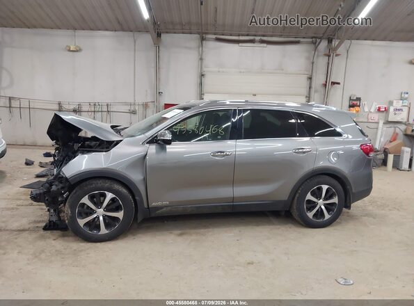 5XYPHDA59JG411563 2018 KIA SORENTO Серебряный Панорамный вид салона 360°