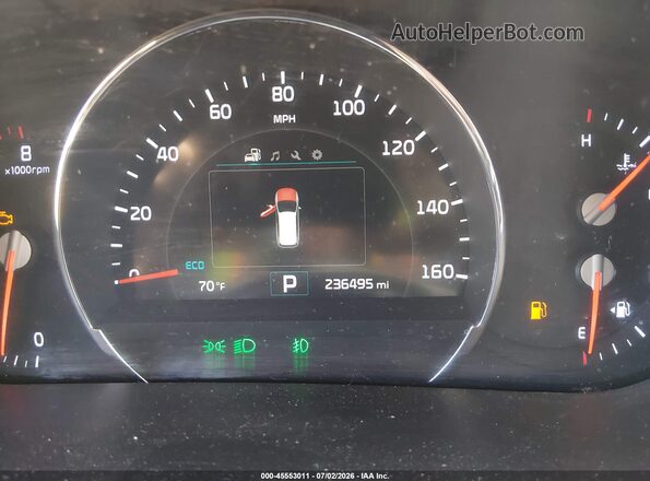 5XYPHDA5XGG032791 2016 KIA SORENTO Серый Вид задних сидений