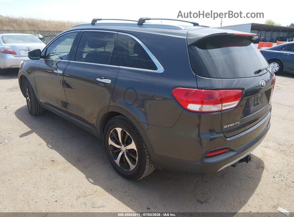 5XYPHDA5XGG032791 2016 KIA SORENTO Серый Задняя левая четверть