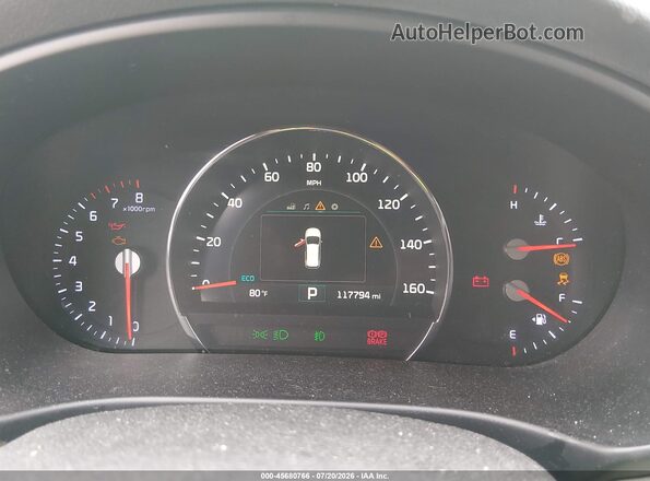5XYPHDA5XHG277107 2017 KIA SORENTO White Հետևի նստատեղերի տեսք