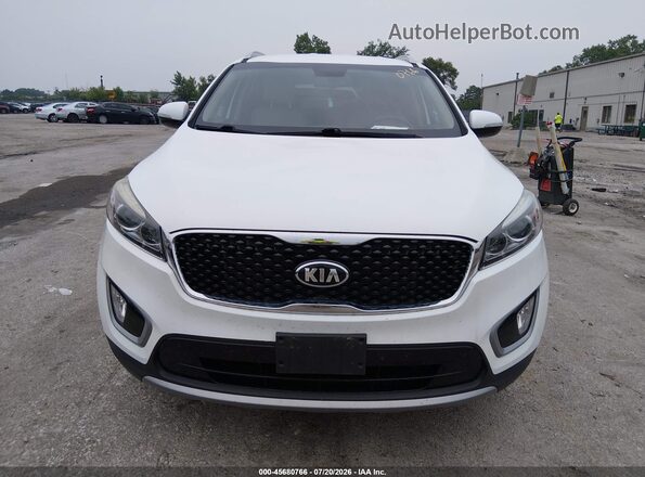 5XYPHDA5XHG277107 2017 KIA SORENTO White Սարքավորումների վահանակի տեսք