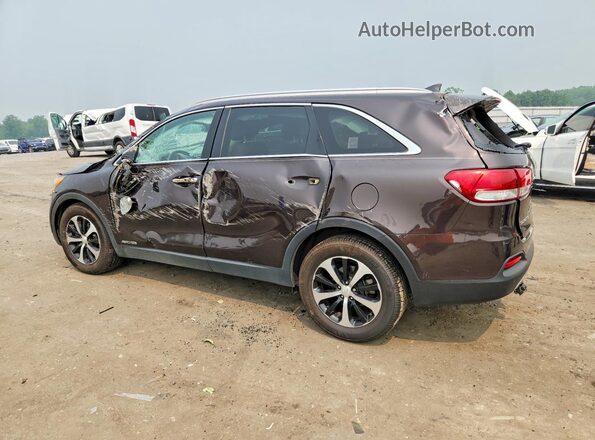 5XYPHDA5XHG314754 2017 KIA SORENTO Коричневый Задняя левая четверть
