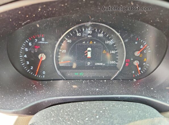 5XYPHDA5XHG314754 2017 KIA SORENTO Коричневый Вид щитка приборов