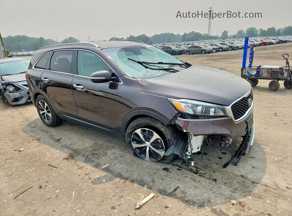 5XYPHDA5XHG314754 2017 KIA SORENTO Коричневый Передняя правая четверть
