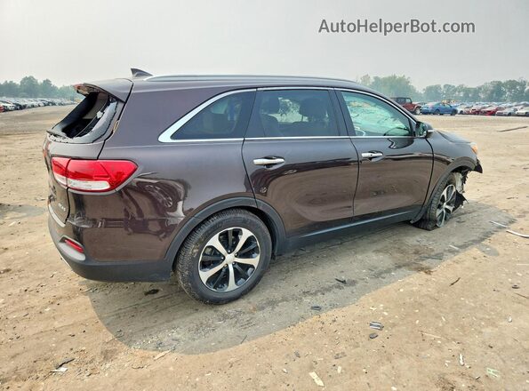 5XYPHDA5XHG314754 2017 KIA SORENTO Коричневый Задняя правая четверть