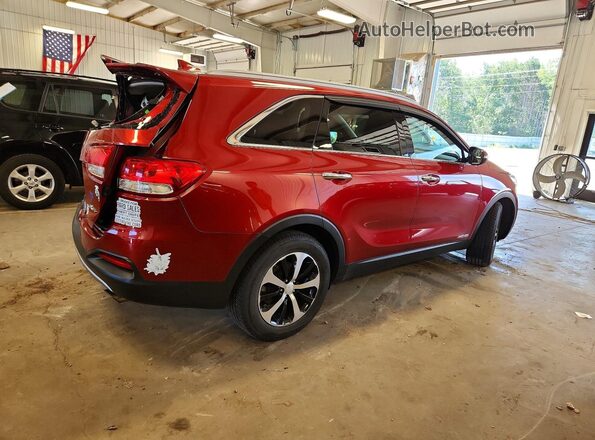 5XYPHDA5XHG337838 2017 KIA SORENTO Red Հետևի աջ