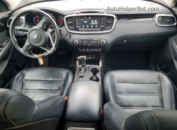5XYPHDA5XJG366133 2018 KIA SORENTO Black Widok deski rozdzielczej