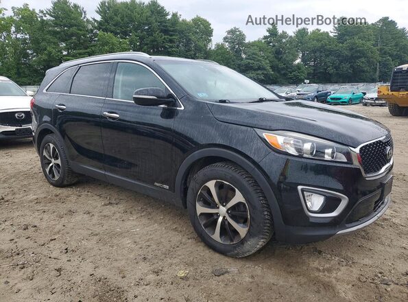 5XYPHDA5XJG366133 2018 KIA SORENTO Black Przód prawy
