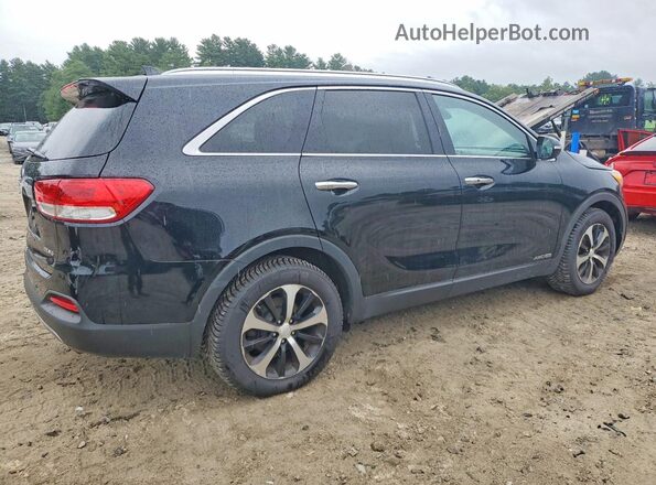 5XYPHDA5XJG366133 2018 KIA SORENTO Black Tył prawy