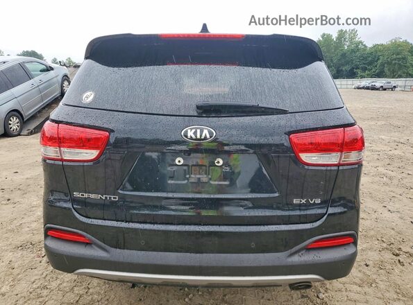 5XYPHDA5XJG366133 2018 KIA SORENTO Black Widok z tyłu