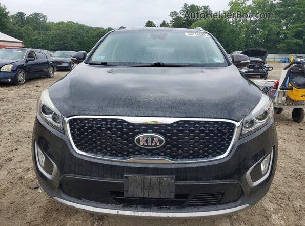 5XYPHDA5XJG366133 2018 KIA SORENTO Black Widok z przodu