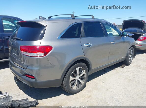 5XYPHDA5XJG430011 2018 KIA SORENTO Gray Задня права чверть