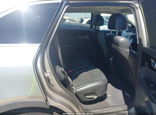 5XYPHDA5XJG430011 2018 KIA SORENTO Gray Вид наклейки з VIN-кодом