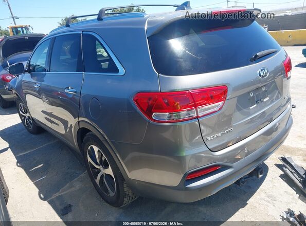 5XYPHDA5XJG430011 2018 KIA SORENTO Gray Задня ліва чверть