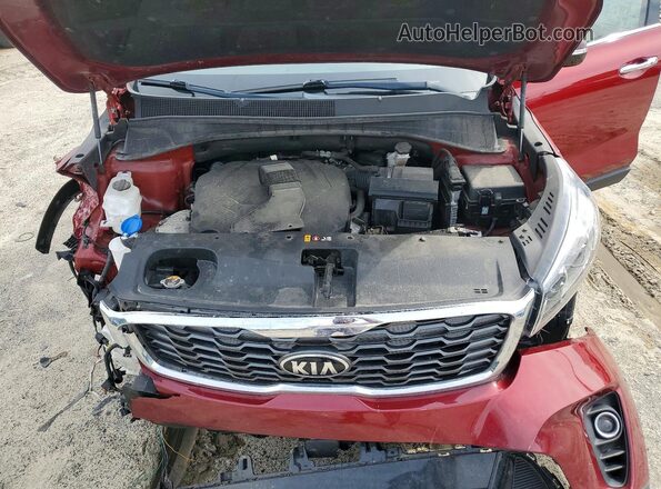 5XYPHDA5XLG673336 2020 KIA SORENTO Red Engine compartment view