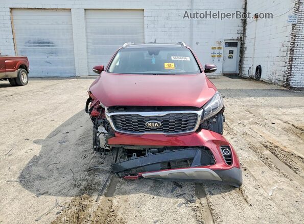 5XYPHDA5XLG673336 2020 KIA SORENTO Red Front view
