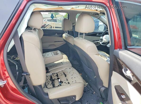 5XYPHDA5XLG673336 2020 KIA SORENTO Red Rear interior view