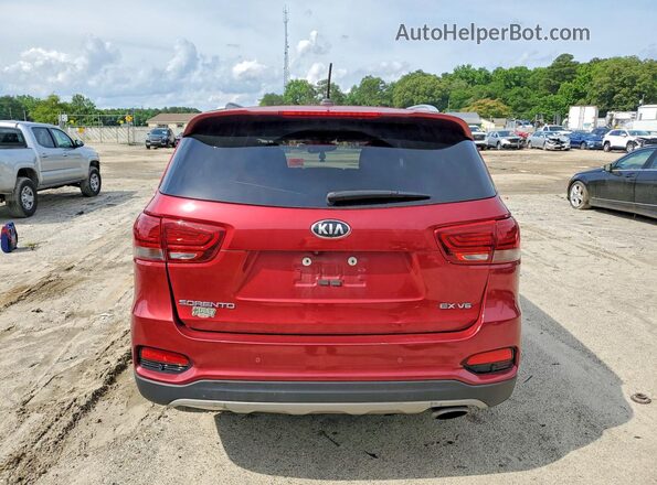 5XYPHDA5XLG673336 2020 KIA SORENTO Red Rear view