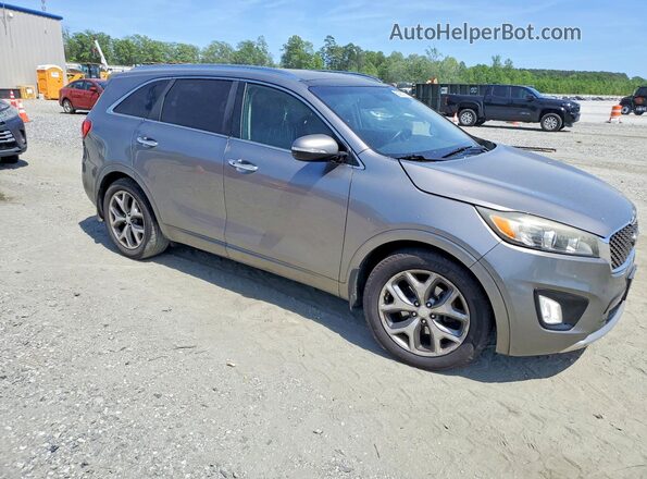 5XYPK4A50GG080317 2016 KIA SORENTO Gray Передня права чверть