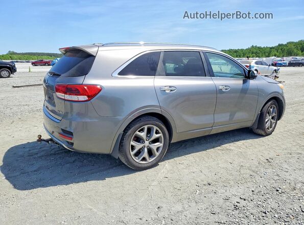 5XYPK4A50GG080317 2016 KIA SORENTO Gray Задня права чверть
