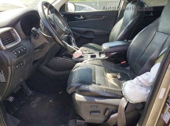 5XYPK4A50GG080317 2016 KIA SORENTO Gray Вид салону спереду