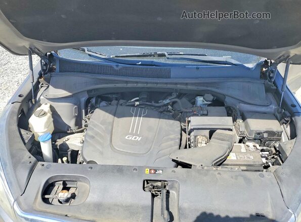 5XYPK4A50GG080317 2016 KIA SORENTO Gray Вид задньої частини салону